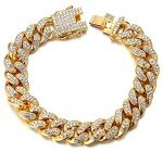 Iced Out Kids' 18K Gold Diamond Watch Set