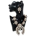 Turquoise Squash Blossom Necklace & Earrings Set