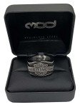 Harley-Davidson Men's Vintage Bar & Shield Ring