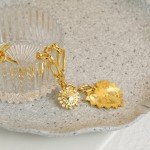 Sun Heart Choker Necklace - 18K Gold Plated