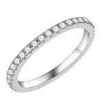 1.8mm Moissanite Eternity Wedding Band for Women