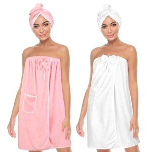 Cozy Towel Wrap Set with Headband & Towels