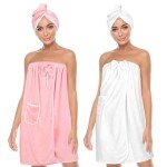 Cozy Towel Wrap Set with Headband & Towels