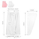 Cozy Towel Wrap Set with Headband & Towels