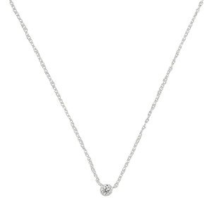 Dainty Handmade Silver Diamond Choker Necklace
