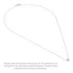 Dainty Handmade Silver Diamond Choker Necklace