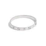 Coach Women's Signature C Logo Bangle Bracelet