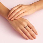 PANDORA Sterling Silver Infinity Band Ring - Size 7