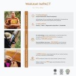 Wakami Earth Charm Waterproof Beaded Bracelet