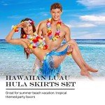 Tropical Hawaiian Luau Party Supplies Set – 48 Pieces