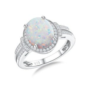 Colorful Gemstone Rings in Sterling Silver for Women