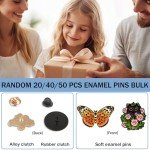 Cute Enamel Pins Set for Bags and Hats