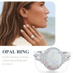 Colorful Gemstone Rings in Sterling Silver for Women