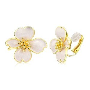 Gold Clip-On Earrings for Sensitive Ears