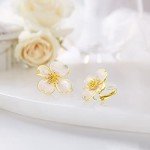 Gold Clip-On Earrings for Sensitive Ears