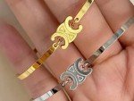 Elegant 18k Gold Plated Women's Bangle Bracelet