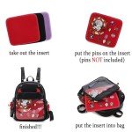 Gothic Punk Multi-Purpose Enamel Pin Backpack