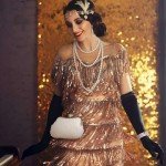 1920s Beaded Pearl Jewelry Set for Women