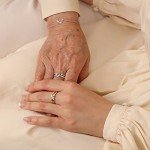 Moon and Star Sterling Silver Stackable Ring Set