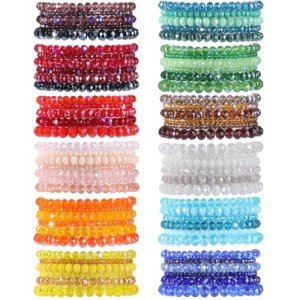Colorful Surfer Stretch Bracelet Set - 70 Pcs