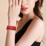Colorful Surfer Stretch Bracelet Set - 70 Pcs