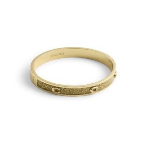 COACH Women's Glitter Bangle Bracelet
