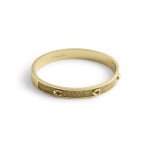 COACH Women's Glitter Bangle Bracelet