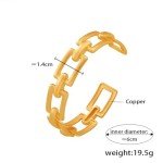 Adjustable Gold Cuff Bracelet for Women