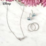 Cinderella Crystal Glass Slipper Layer Necklace