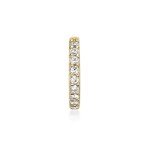 Lab Grown Diamond Huggie Ear Cuff Earring