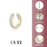 Lab Grown Diamond Huggie Ear Cuff Earring