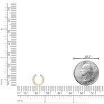 Lab Grown Diamond Huggie Ear Cuff Earring