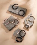 Black Silicone and Rose Gold ID Cuff Bracelet