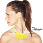 Ombre Pink Statement Necklace and Earring Set