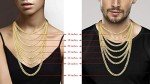 18K Gold and Silver Cuban Link Chain Necklace