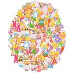 Cute Easter Enamel Pins Set – 100 Pieces