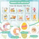 Cute Easter Enamel Pins Set – 100 Pieces