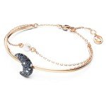 Swarovski Multicolored Moon Bangle in Rose Gold