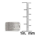 Sterling Silver Multi-Row CZ Diamond Ear Cuff