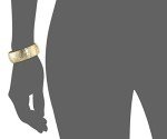 14k Yellow Gold-Filled Engraved Cuff Bracelet