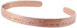 Personalized Copper Cuff Bracelet with Custom Message