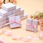 60 Pcs White Jewelry Gift Boxes, 3.5 Inch