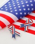 100 American Flag Lapel Pins for Veterans