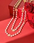 Chic 8MM Simulated Shell Pearl Layered Necklace