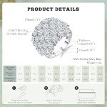 15.8 Carat CZ Statement Wide Band Ring