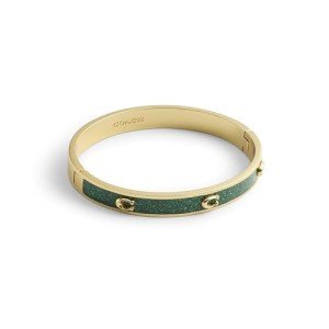Coach Women's Signature Glitter Bangle Bracelet