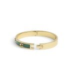 Coach Women's Signature Glitter Bangle Bracelet