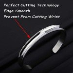 Zuo Bao Stainless Steel Hair Tie Bracelet Set