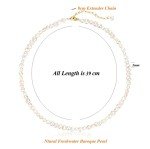 Dainty Handpicked Pearl Choker Necklace for Women