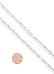 Miabella 925 Sterling Silver 22-Inch Chain Necklace